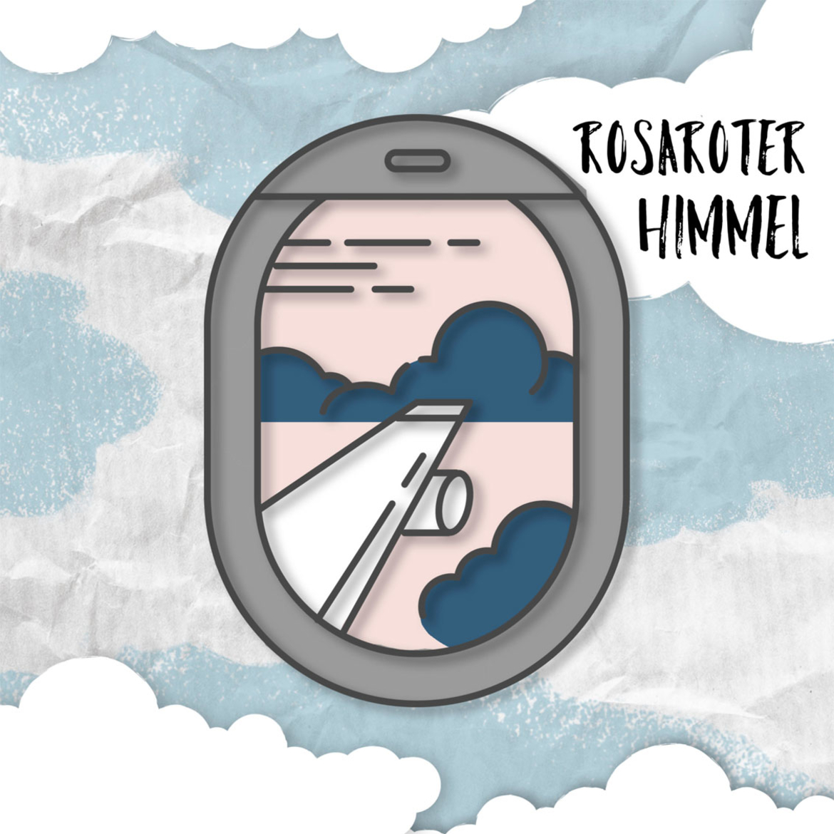 Podcast Rosaosaroter Himmel Logo Podcast Rosaroter Himmel